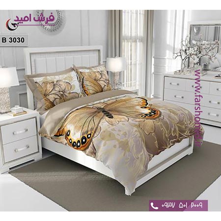 ست روتختی طرح گل 6 تکه اولدوز پروانه کد B 3030