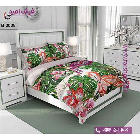 ست روتختی طرح گل 6 تکه اولدوز برگ کد B 3038