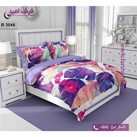 ست روتختی طرح گل 6 تکه اولدوز برگ کد B 3046