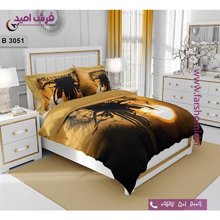 ست روتختی طرح گل 6 تکه اولدوز کد B 3051