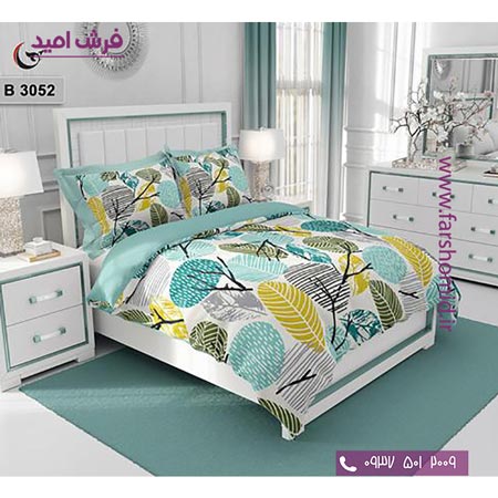 ست روتختی طرح گل 6 تکه اولدوز برگ کد B 3052