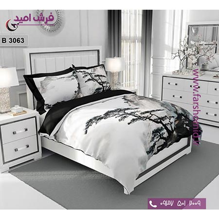 ست روتختی طرح گل 6 تکه اولدوز درخت کد B 3063