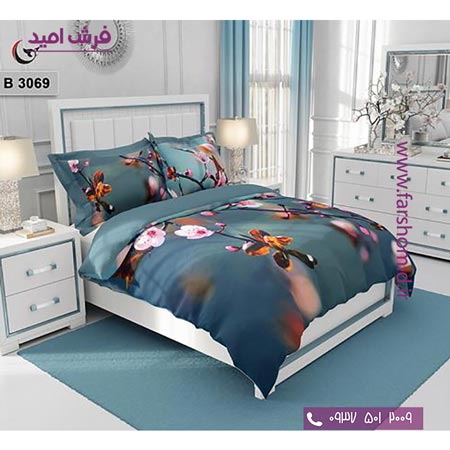 ست روتختی طرح گل 6 تکه اولدوز شکوفه کد B 3069