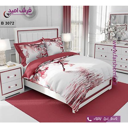 ست روتختی طرح گل 6 تکه اولدوز شکوفه کد B 3072