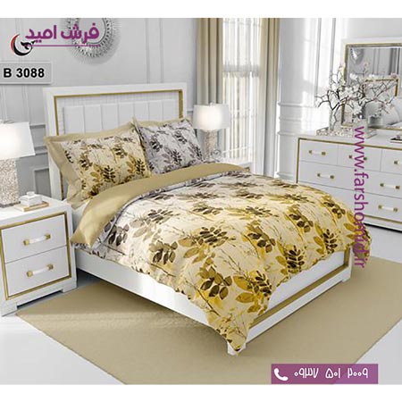 ست روتختی طرح گل 6 تکه اولدوز برگ کد B 3088