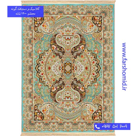 1200 شانه 8 رنگ اهورا فیروزه ای محتشم