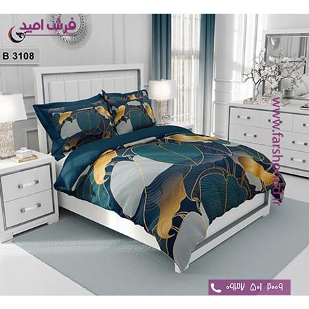 ست روتختی طرح گل 6 تکه اولدوز برگ کد B 3108