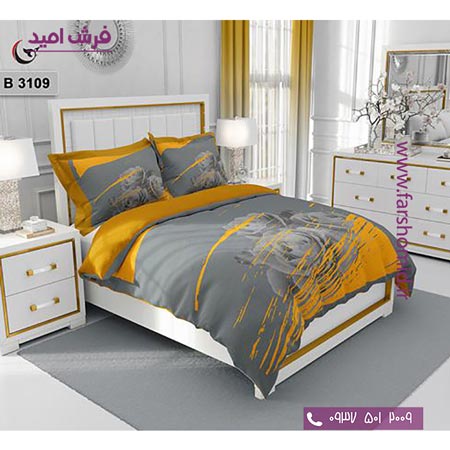 ست روتختی طرح گل 6 تکه اولدوز گل رز کد B 3109