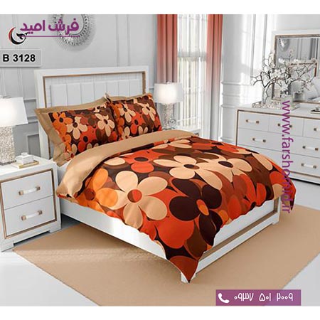 ست روتختی طرح گل 6 تکه اولدوز گل کد B 3128