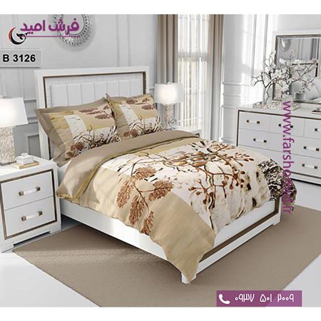 ست روتختی طرح گل 6 تکه اولدوز شاخه درخت کد B 3126