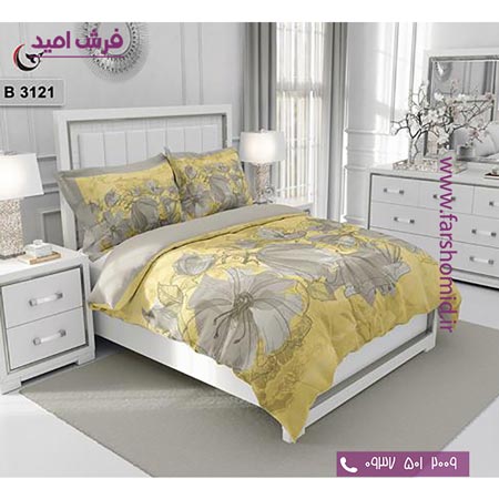 ست روتختی طرح گل 6 تکه اولدوز گل کد B 3121