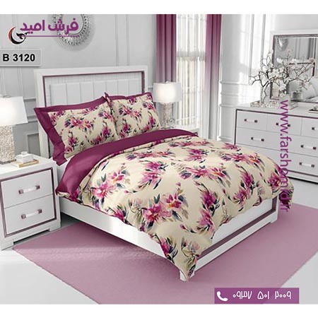 ست روتختی طرح گل 6 تکه اولدوز گل ریز کد B 3120