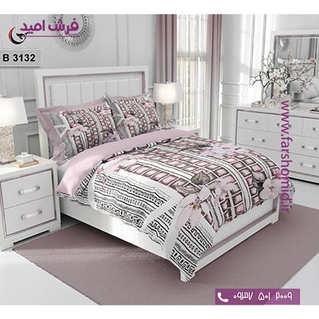 ست روتختی طرح گل 6 تکه اولدوز گل کد B 3132