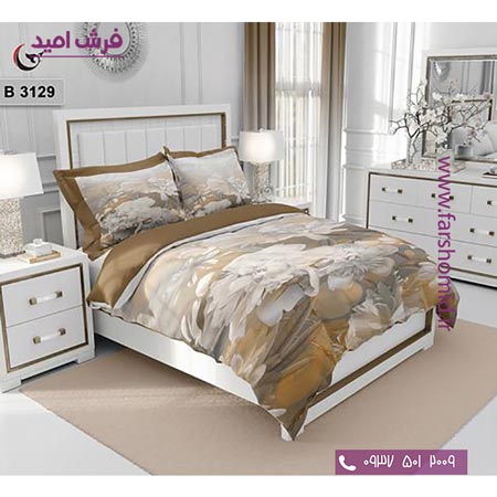 ست روتختی طرح گل 6 تکه اولدوز گل درشت کد B 3129