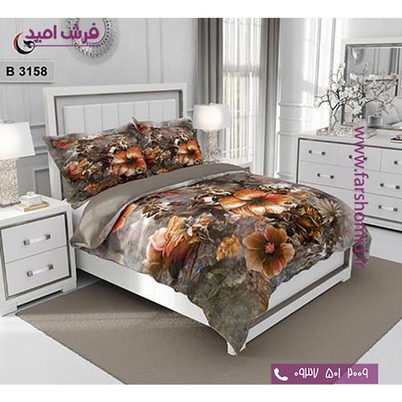 ست روتختی طرح گل 6 تکه اولدوز گل کد B 3158