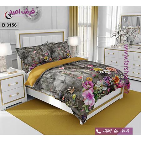 ست روتختی طرح گل 6 تکه اولدوز گل کد B 3156