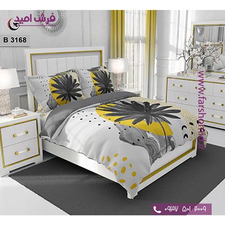 ست روتختی طرح گل 6 تکه اولدوز گل کد B 3168