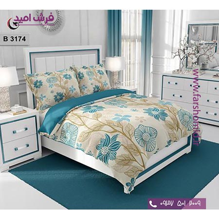 ست روتختی طرح گل 6 تکه اولدوز گل کد B 3174