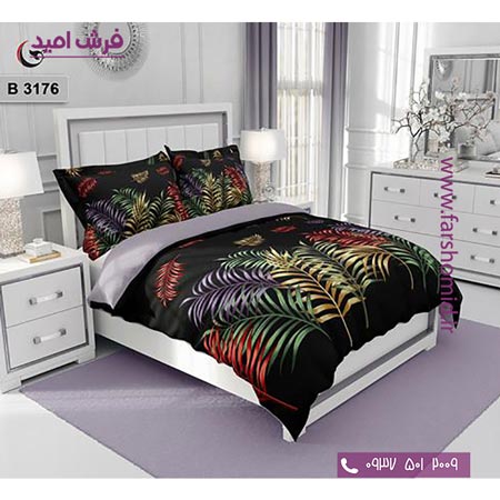 ست روتختی طرح گل 6 تکه اولدوز برگ کد B 3176