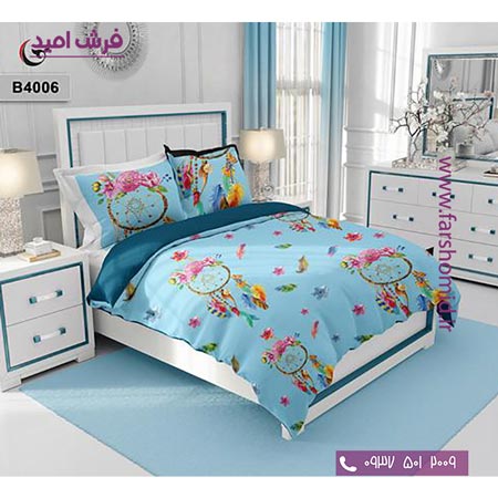 ست روتختی طرح هنری و برند 6 تکه اولدوز  کد B 4006