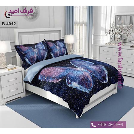 ست روتختی طرح هنری و برند 6 تکه اولدوز پروانه کد B 4012