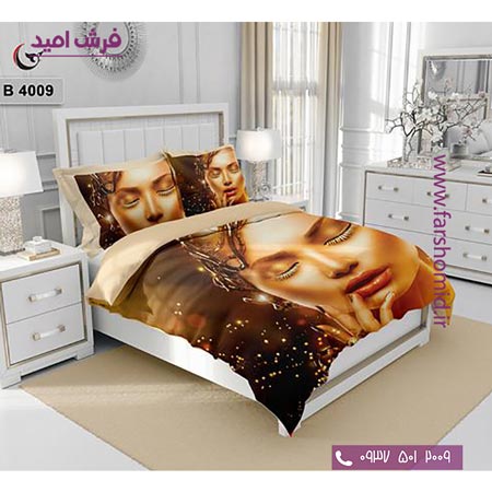 ست روتختی طرح هنری و برند 6 تکه اولدوز زن کد B 4009