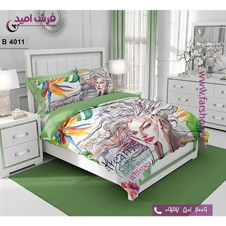 ست روتختی طرح هنری و برند 6 تکه اولدوز زن کد B 4011