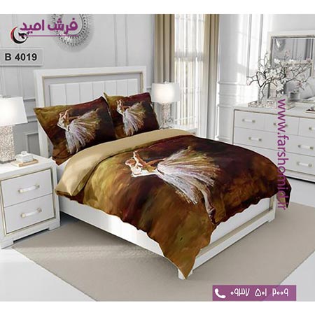 ست روتختی طرح هنری و برند 6 تکه اولدوز باله کد B 4019