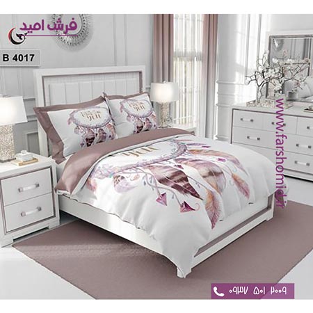 ست روتختی طرح هنری و برند 6 تکه اولدوز کد B 4017