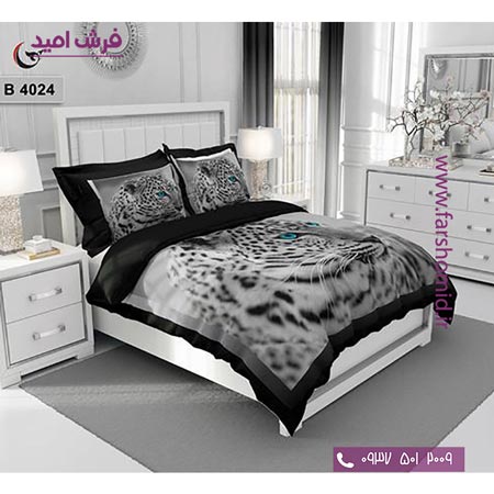 ست روتختی طرح هنری و برند 6 تکه اولدوز پلنگ کد B 4024