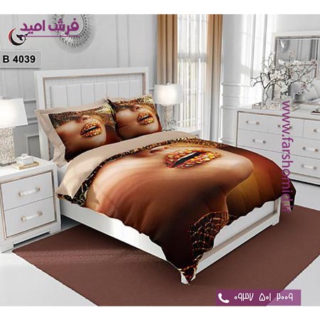 ست روتختی طرح هنری و برند 6 تکه اولدوز زن کد B 4039