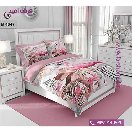 ست روتختی طرح هنری و برند 6 تکه اولدوز فلامینگو کد B 4047