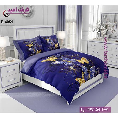 ست روتختی طرح هنری و برند 6 تکه اولدوز پروانه کد B 4051