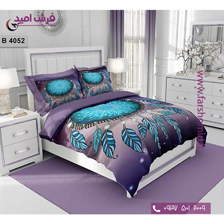 ست روتختی طرح هنری و برند 6 تکه اولدوز کد B 4052