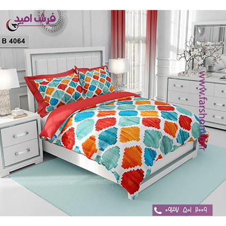 ست روتختی طرح هنری و برند 6 تکه اولدوز کد B 4064