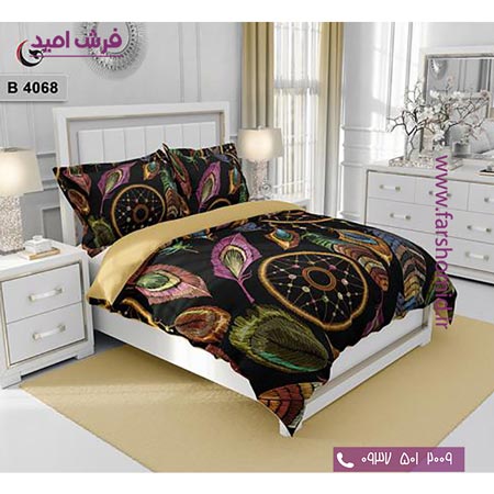 ست روتختی طرح هنری و برند 6 تکه اولدوز کد B 4068