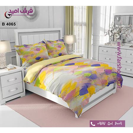 ست روتختی طرح هنری و برند 6 تکه اولدوز کد B 4065