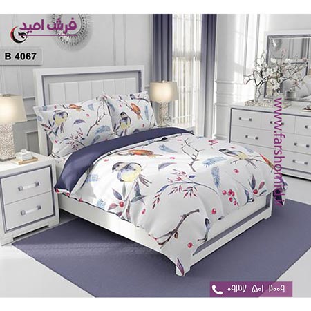 ست روتختی طرح هنری و برند 6 تکه اولدوز پرنده کد B 4067