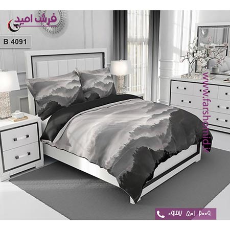 ست روتختی طرح هنری و برند 6 تکه اولدوز آسمان کد B 4091