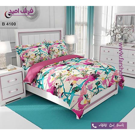 ست روتختی طرح هنری و برند 6 تکه اولدوز آبرنگ کد B 4100