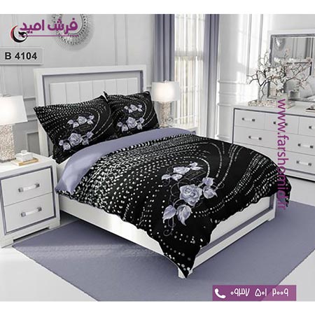 ست روتختی طرح هنری و برند 6 تکه اولدوز گل کد B 4104