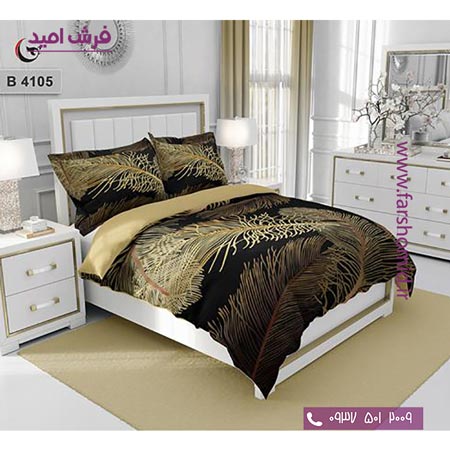 ست روتختی طرح هنری و برند 6 تکه اولدوز پر کد B 4105