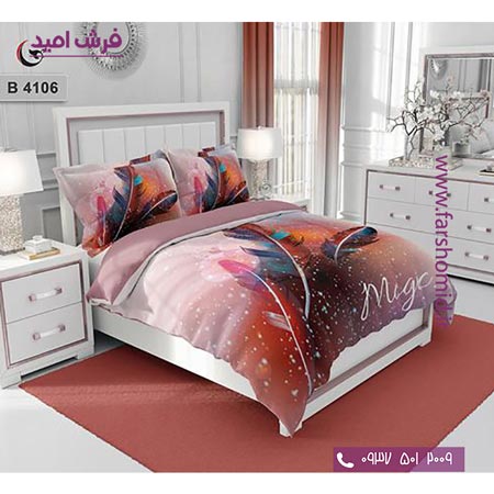 ست روتختی طرح هنری و برند 6 تکه اولدوز پر کد B 4106