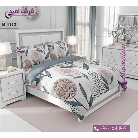 ست روتختی طرح هنری و برند 6 تکه اولدوز گل کد B 4112