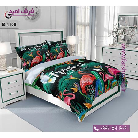 ست روتختی طرح هنری و برند 6 تکه اولدوز فلامینگو کد B 4108
