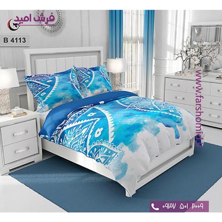 ست روتختی طرح هنری و برند 6 تکه اولدوز کد B 4113