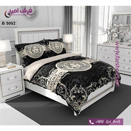 ست روتختی طرح هنری و برند 6 تکه اولدوز ورساچه کد B 5002