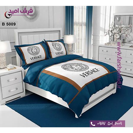 ست روتختی طرح هنری و برند 6 تکه اولدوز ورساچه کد B 5009