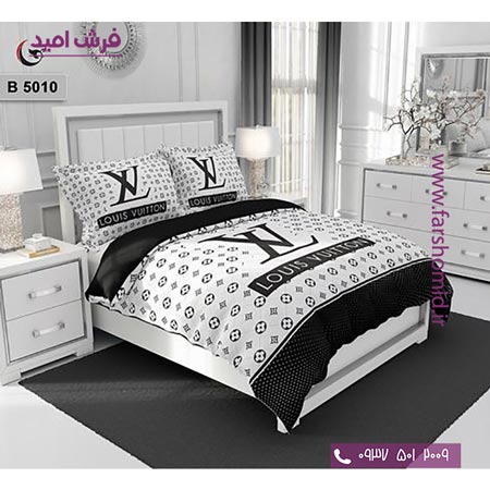 ست روتختی طرح هنری و برند 6 تکه اولدوز ال وی کد B 5010