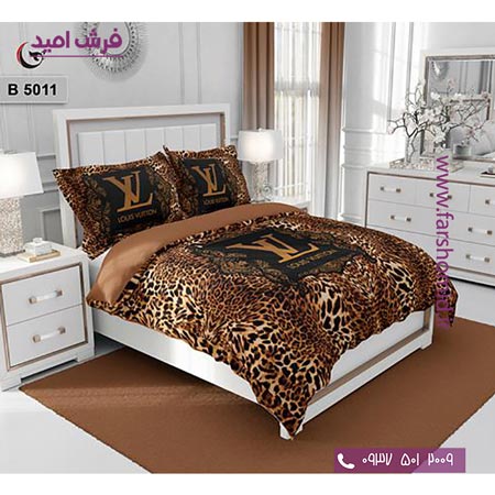 ست روتختی طرح هنری و برند 6 تکه اولدوز ال وی کد B 5011